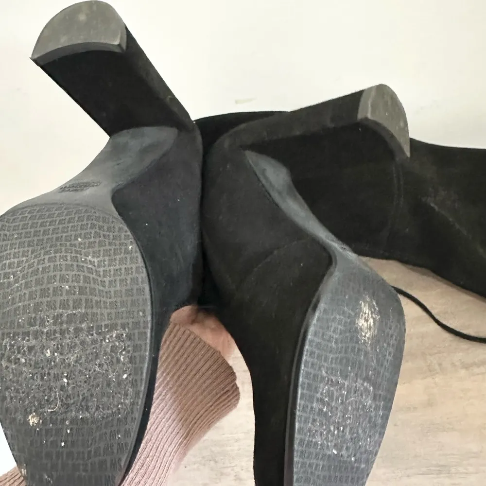 Stuart Weitzman Highchamp Velvet Over-the-Knee Boot Black size 6 women suede - Image 6