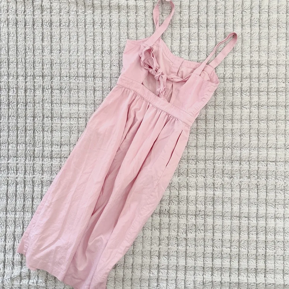 Madewell Fleur Bow-Back Dress - Image 5