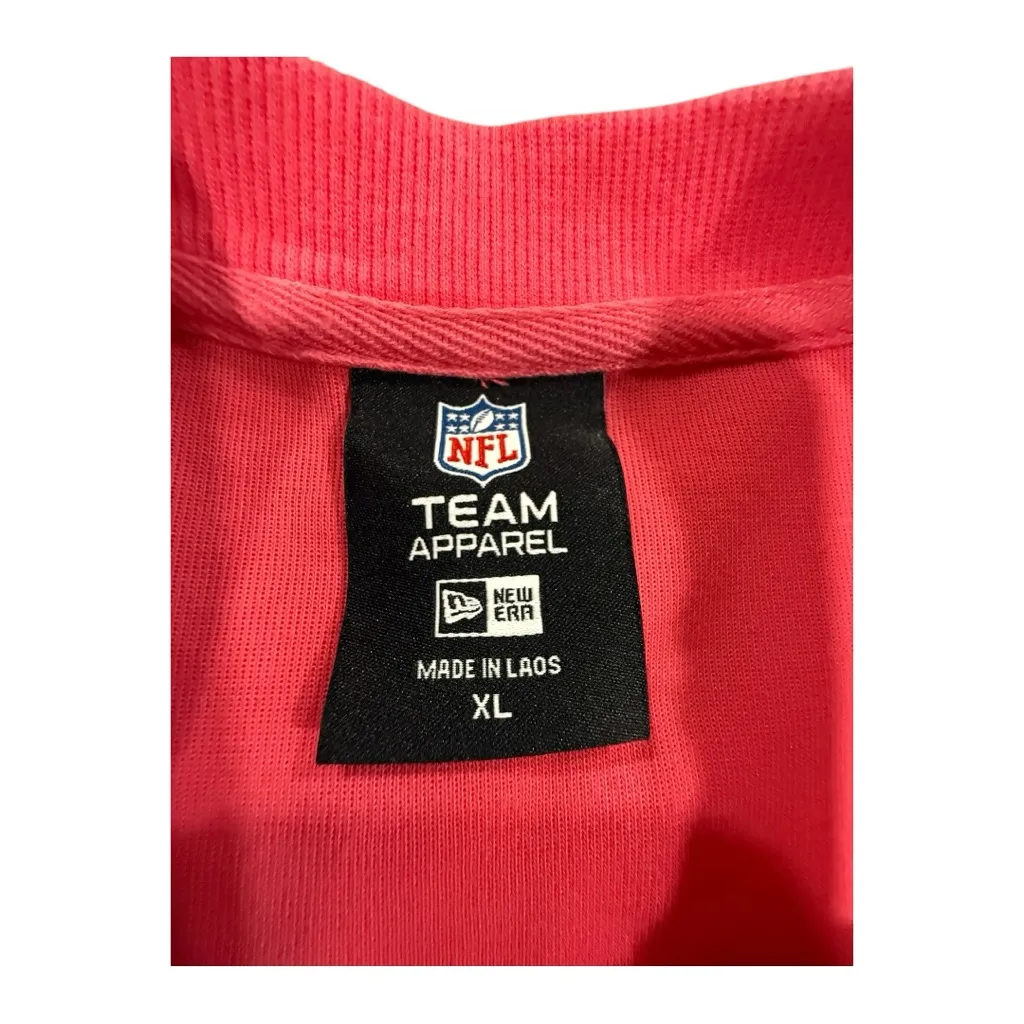 New Era Women’s Green Bay Packers Pink Tech Crew Pullover Sweatshirt XL - Image 10