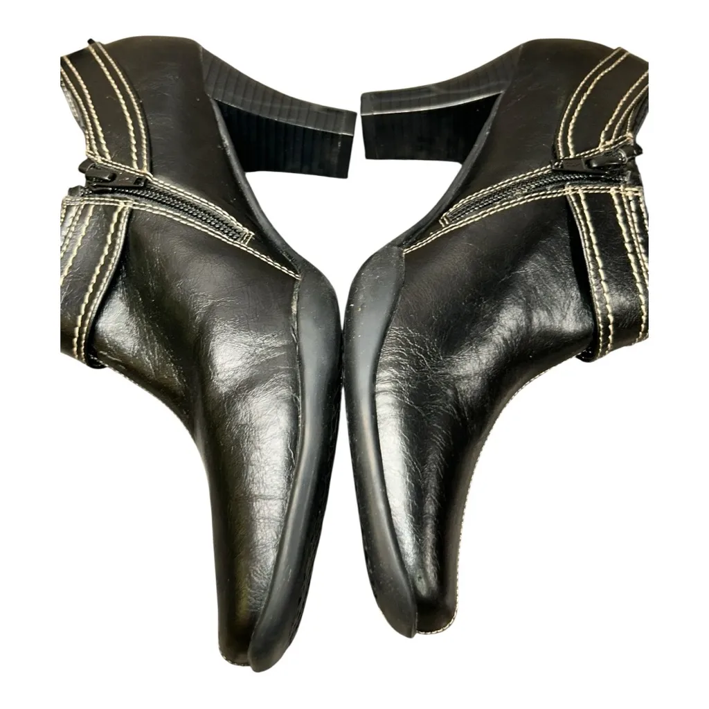 Aerosoles  Black Heeled Ankle Boots - Image 4