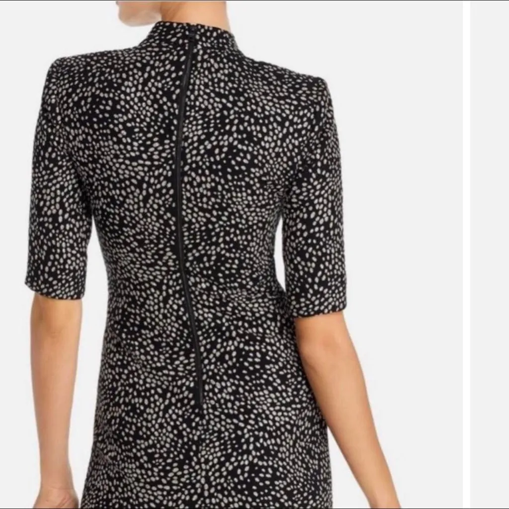 Alice + Olivia Inka Dress Glitter Dot Bodycon Mini NYC Formal Size 8 - Image 4