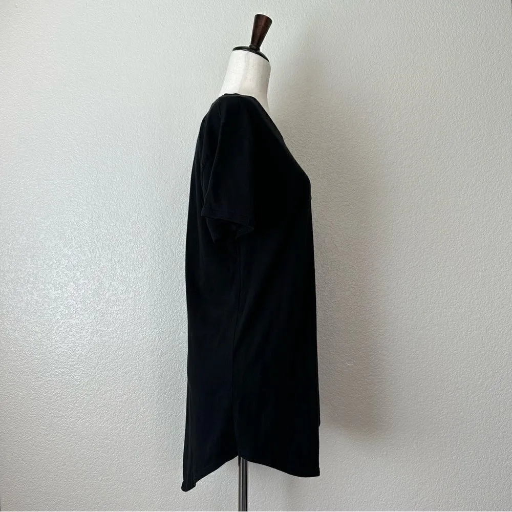 Urban Outfitters Black Short Sleeves T-Shirt/Tunic Top - Image 5