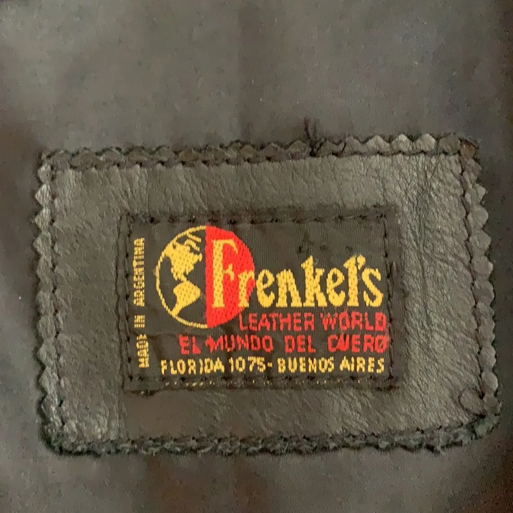 Vintage Genuine Leather Jacket Size L - Image 3