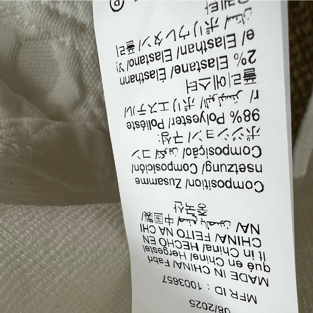 White Cable Knit Open Front Blazer NWOT M - Image 14