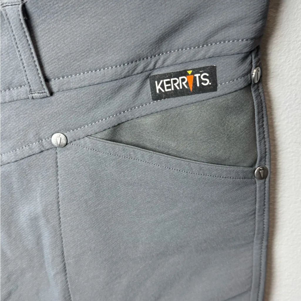 Kerrits Women's Power Stretch Knee Patch Riding Pants Gray Size‎ Large - Image 3