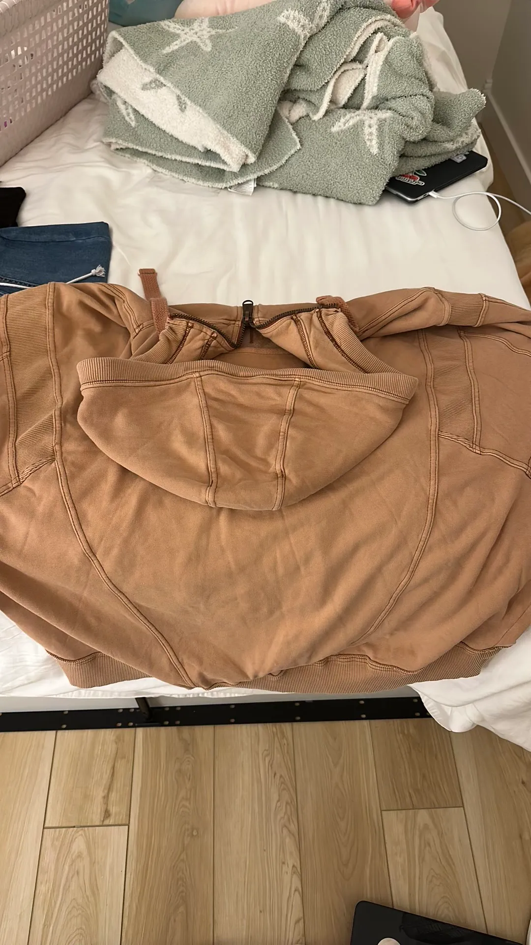 Free People Zip-Up Sweatshirt - Image 4