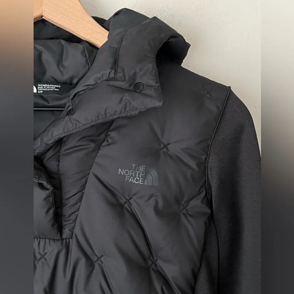 The North Face mashup 550 down insulated hooded pullover black small - Image 5