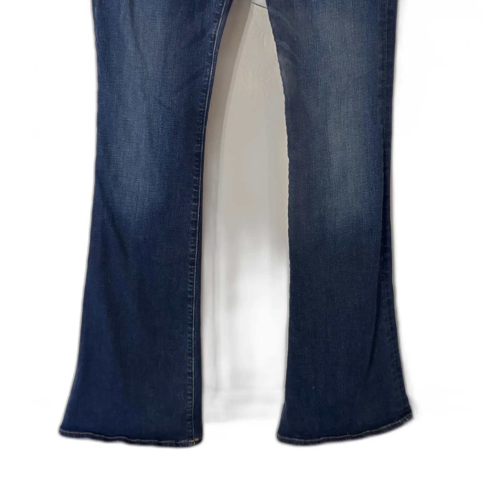 Lucky Brand Charlotte Kick Flare Jeans Womens 2 Blue Mid Rise Stretch Made USA - Image 3