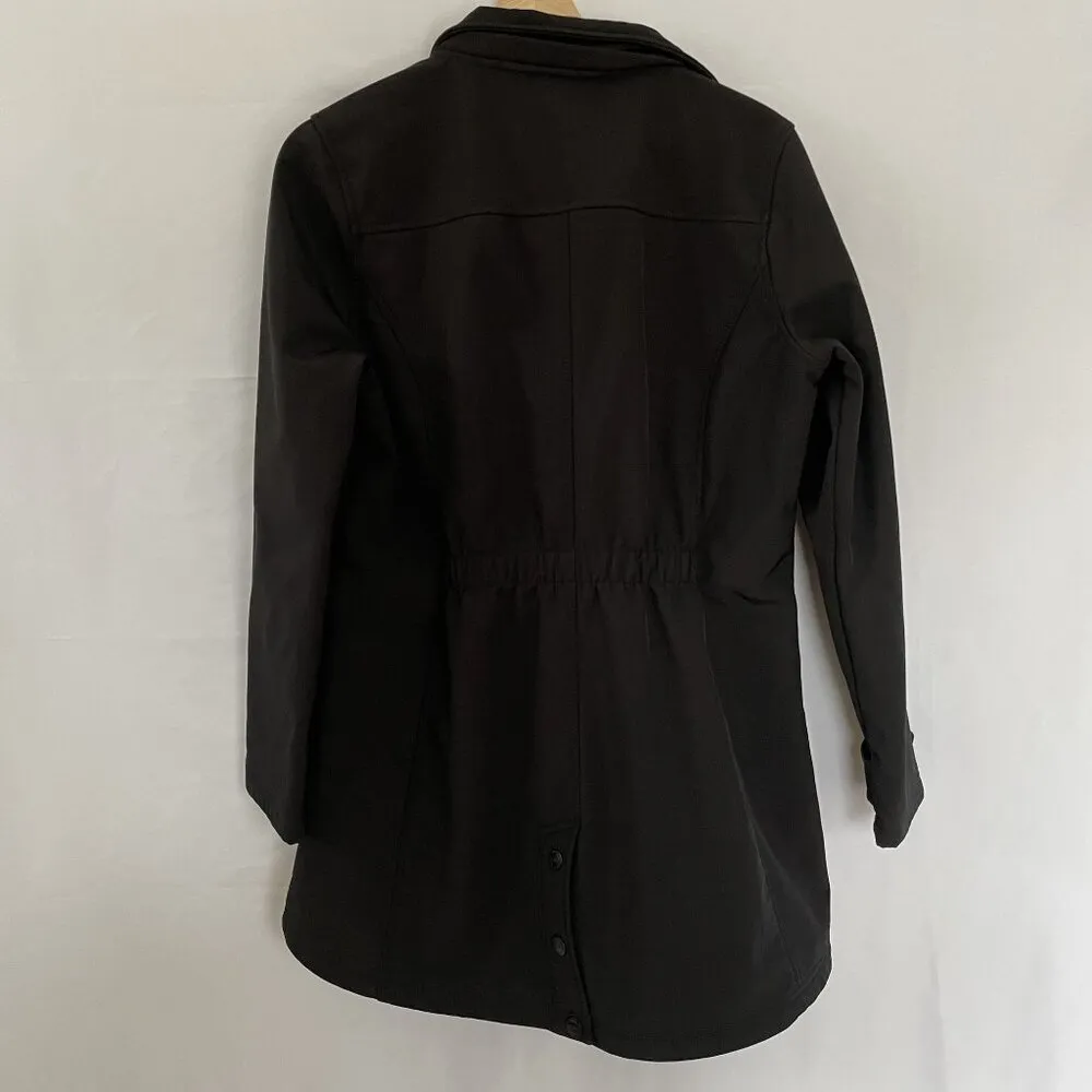 Canada Weathergear black mid thigh winter coat warm pockets women's size Medium - Image 12