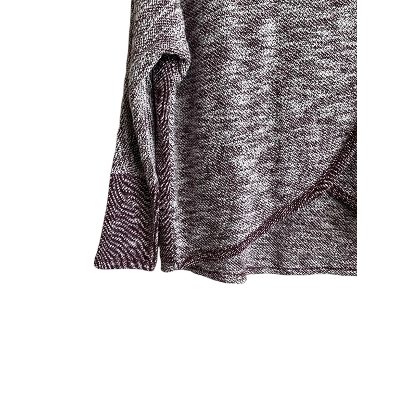 Calvin Klein Women Performance Sweater‎ M Maroon Cowl Neck Comfy Athleisure - Image 6