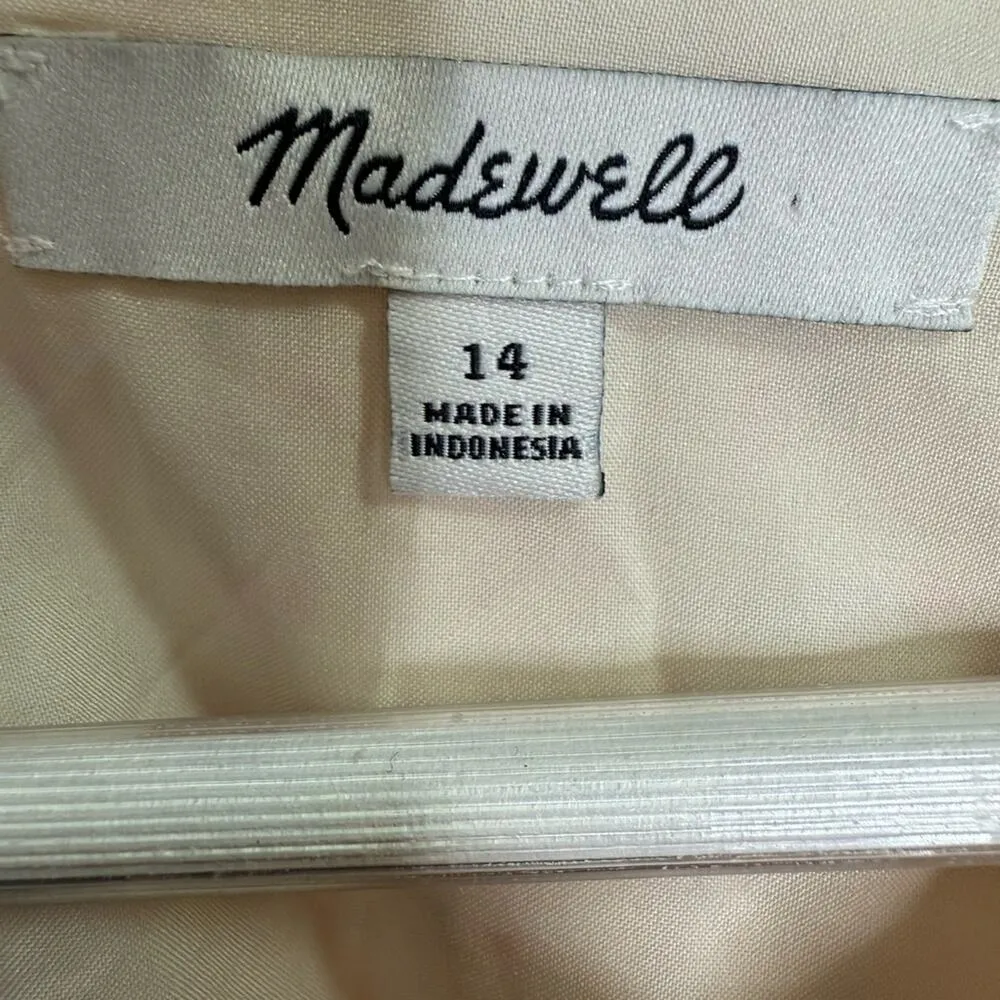 Madewell Tie-Sleeve Retro Dress in Dutch Dandelions W1361 Sz 14 - Image 11