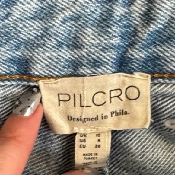Pilcro Blue Denim Fabric - Image 5