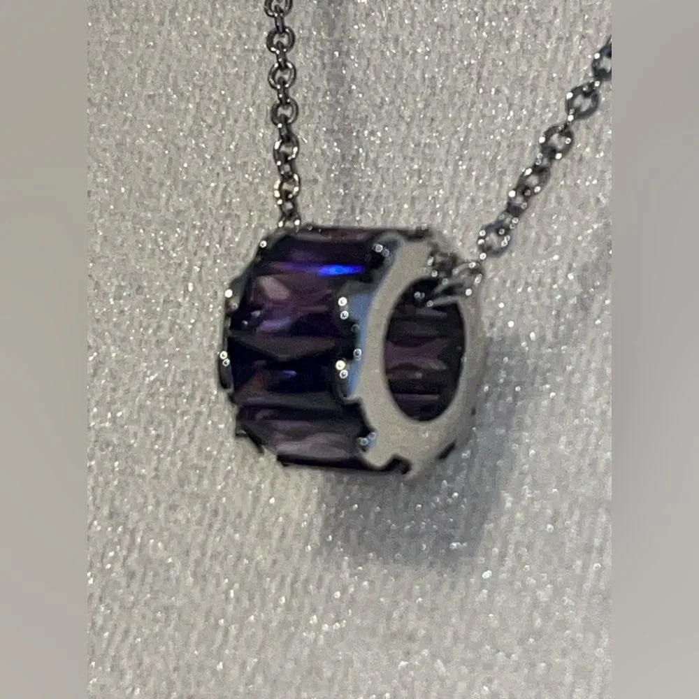 Lia Sophia Kiam Family Caleigh Purple
Pendant Necklace - Image 5