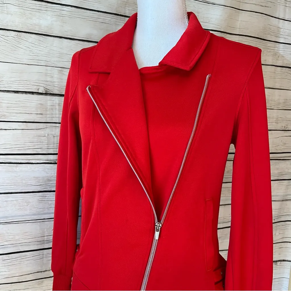 Scuderia Ferrari Red Puma Moto Jacket Size Small - Image 7