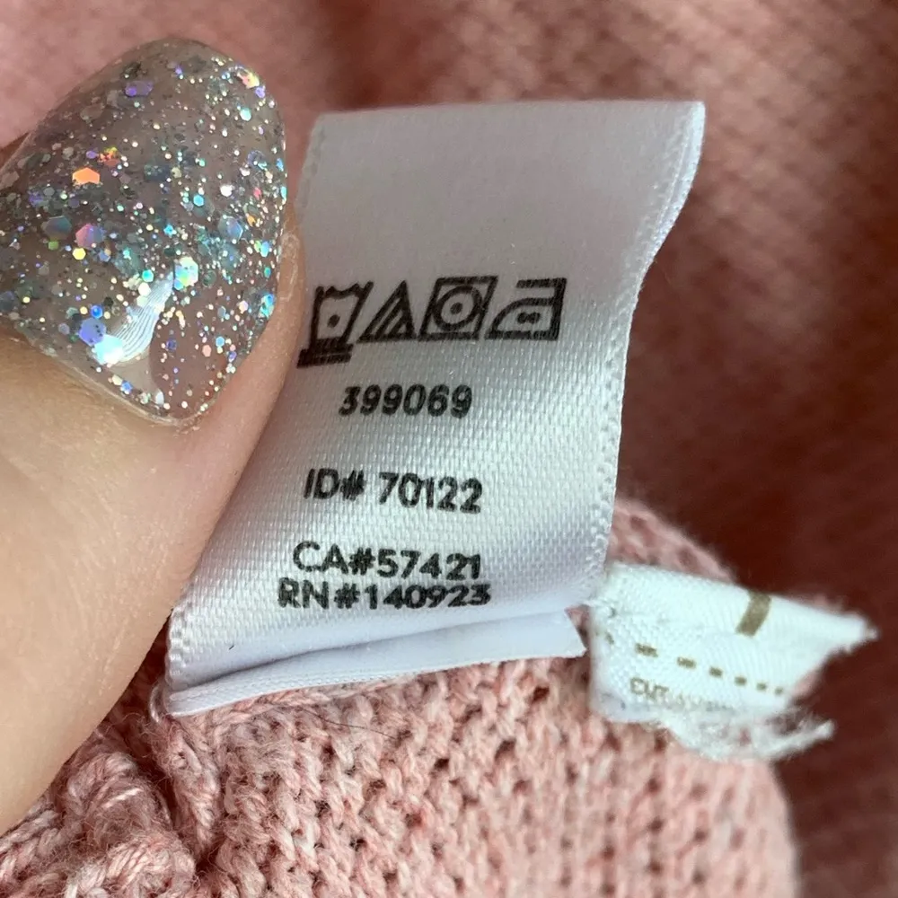 Lou & Grey Pink Open Cardigan Sweater - Image 6