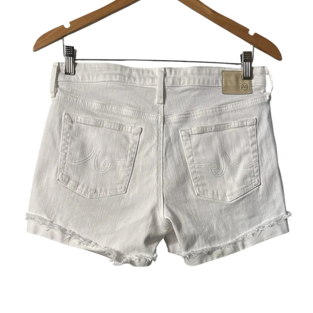 AG Adriano Goldschmied Hailey Ex-Boyfriend Roll-Up Jean Shorts - Image 10