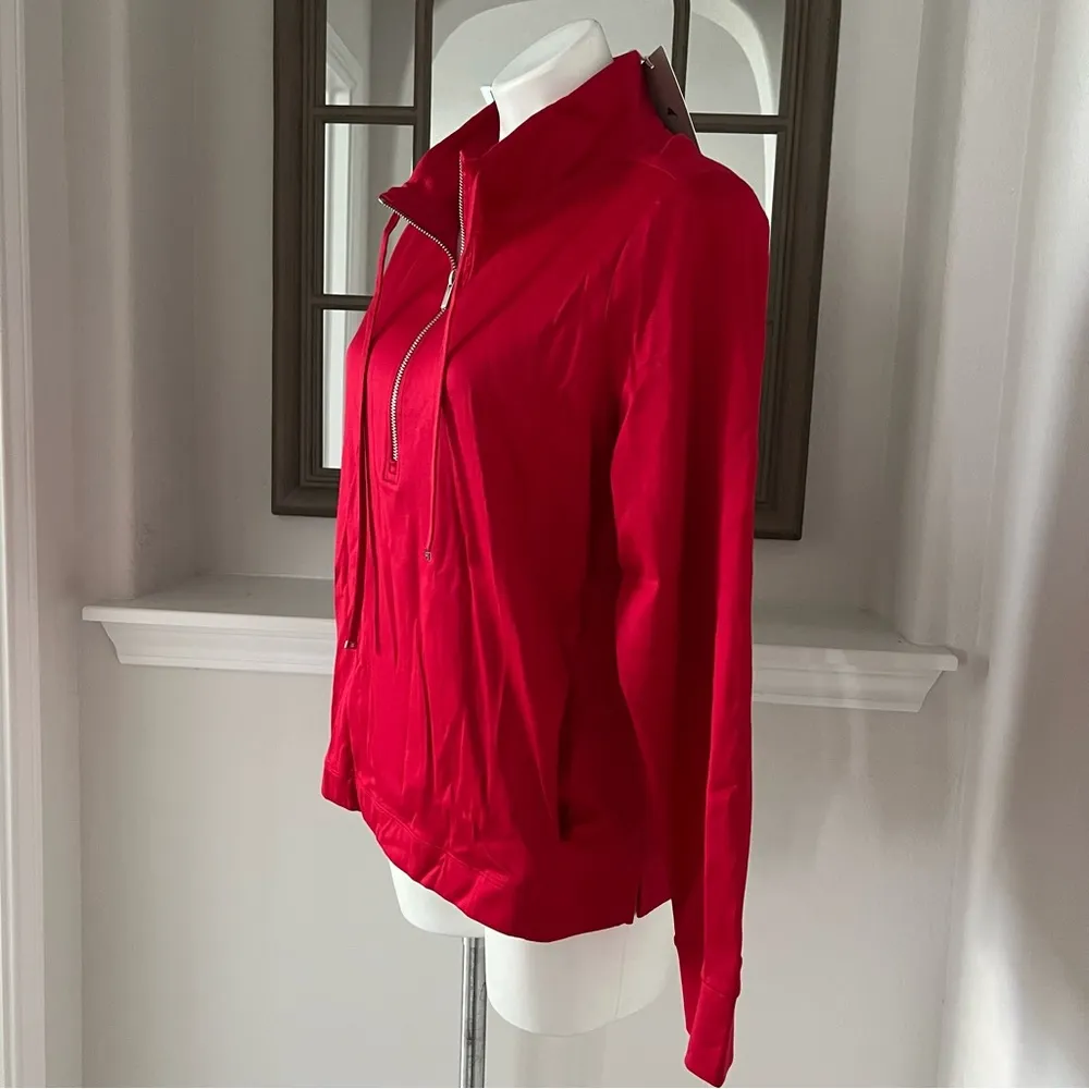 Tommy Bahama Half-Zip Pullover Red Sweatshirt Size M New with Tag $138.00 - Image 3