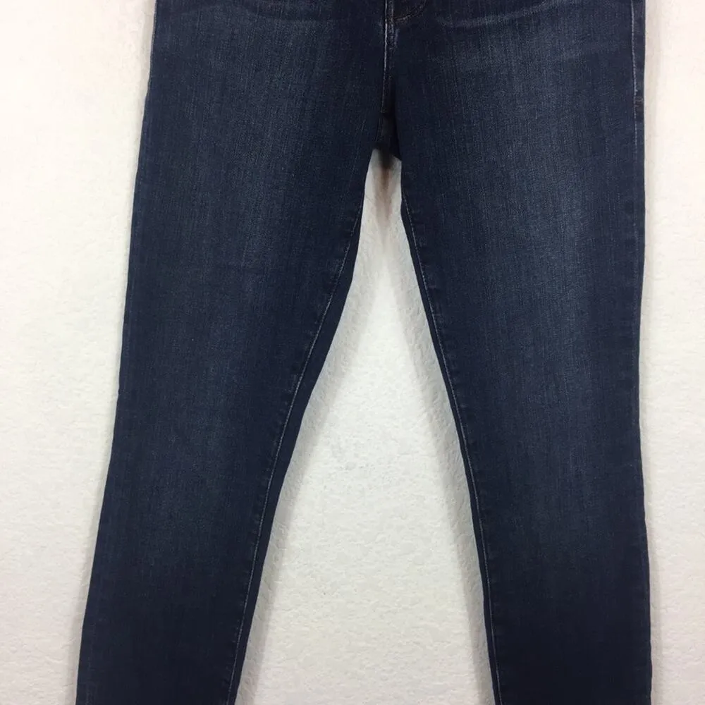 Frame Le Skinny De Jeanne Mid Rise Dark Wash Skinny Jeans Size 26 Y2K 90s - Image 8