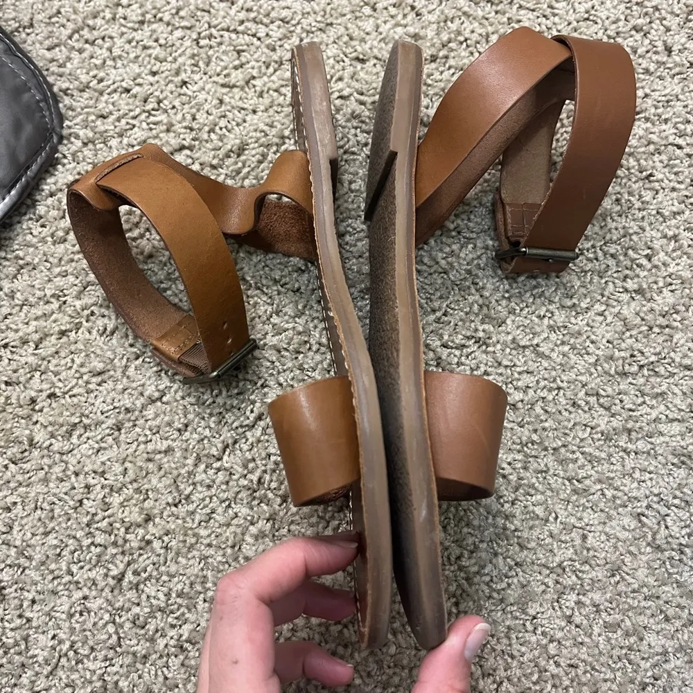 Madewell The Boardwalk Ankle-Strap Sandal  8 Leather Summer Minimalist - Image 7