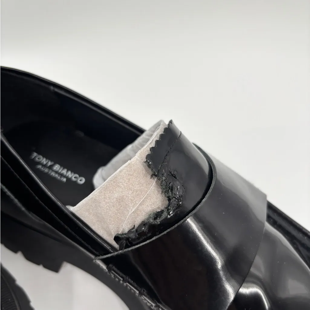 Tony Bianco Brooklyn Loafer in Black Hi Shine - Image 6