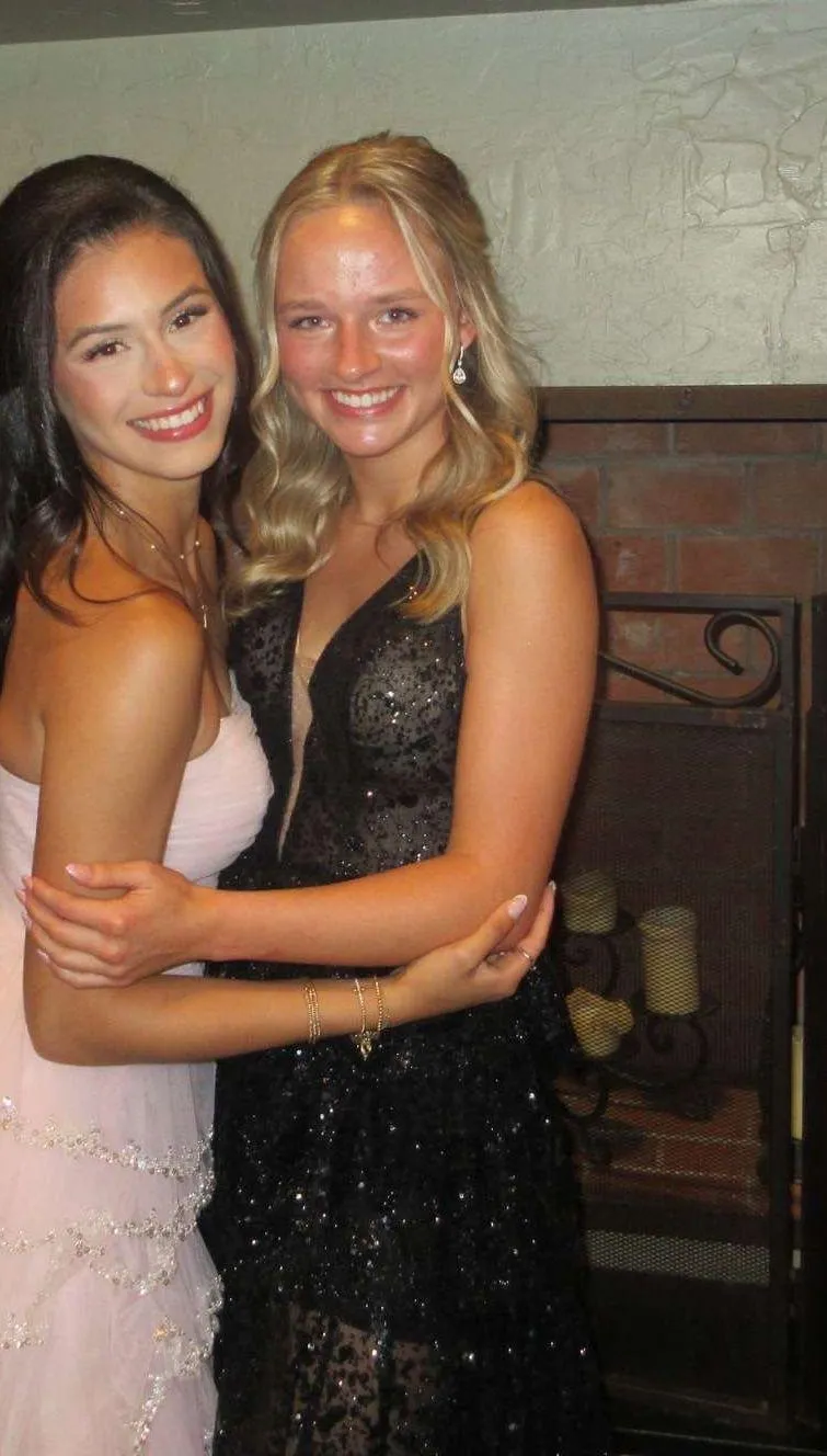 black prom dress style 22904 - Image 2