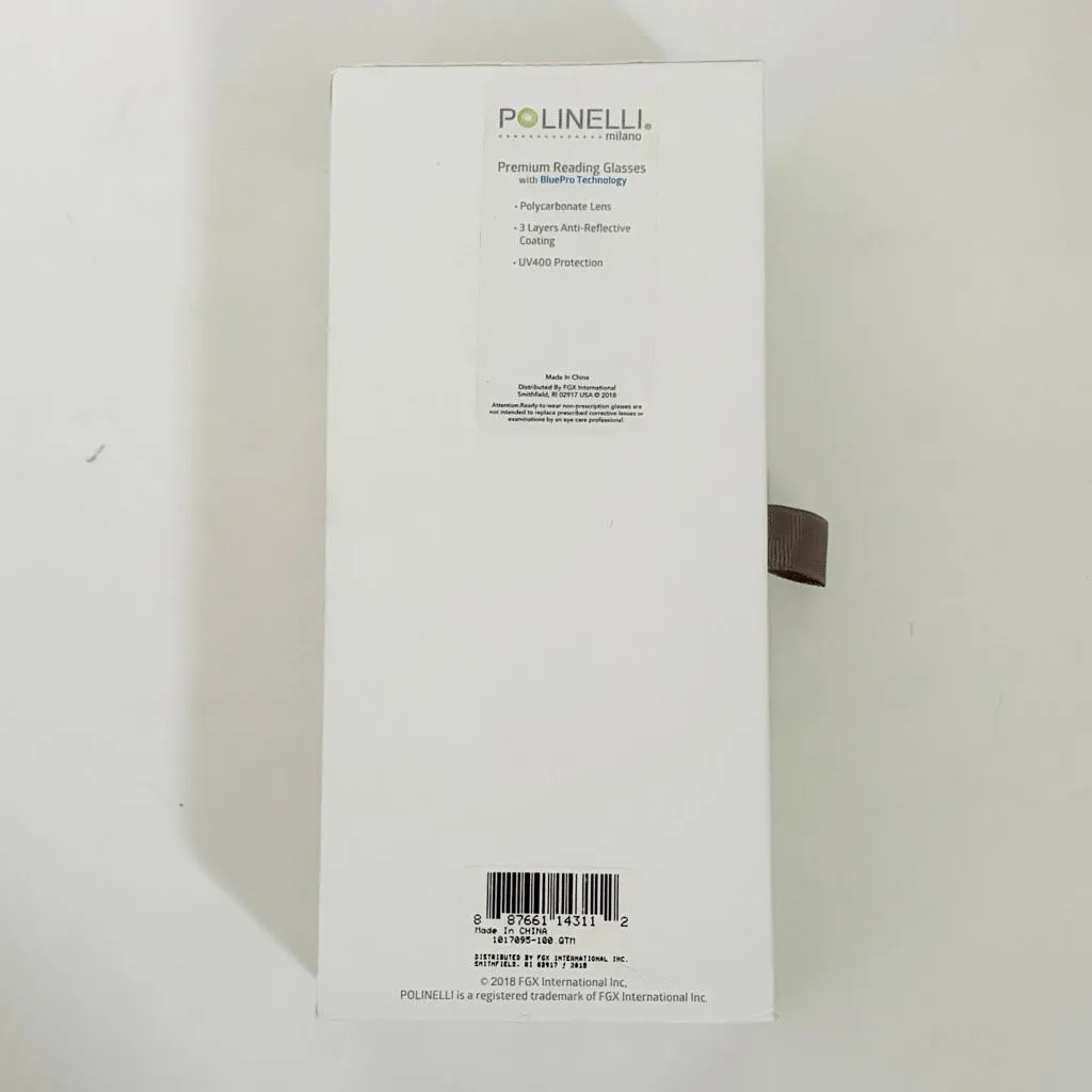 Polinelli Reading Glasses Blue Light +1.00 Black - Image 3