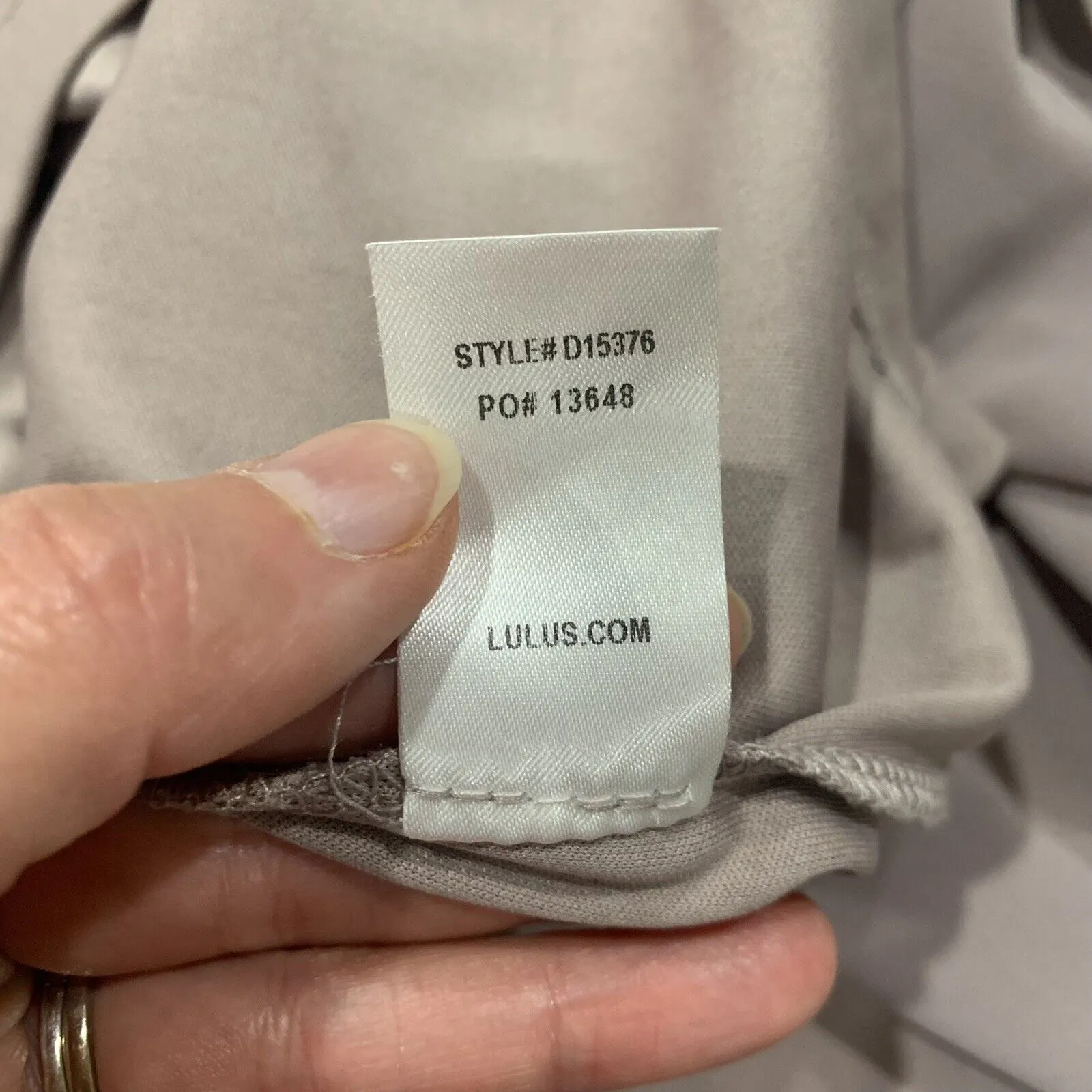 Lulus Size S Dress Air of Romance Taupe Halter Maxi Bridesmaid Gown Women’s Gray - Image 10