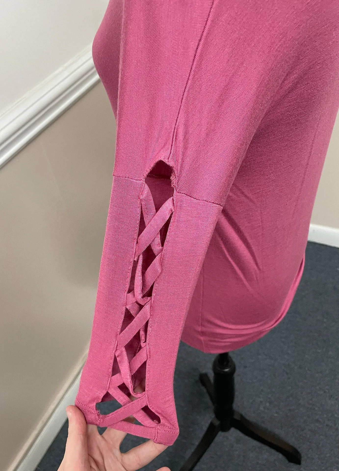 Moral Fiber NWT  Midnight Rouge Blouse - Image 3