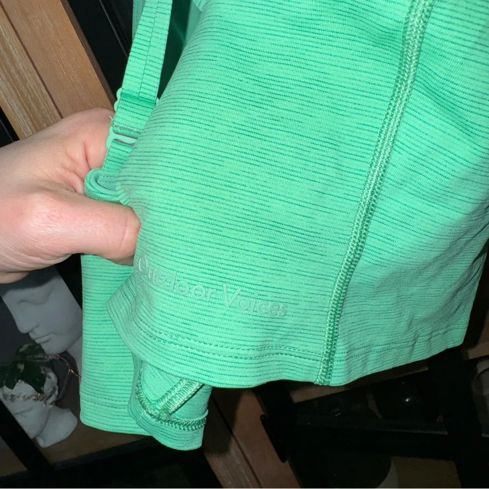 Outdoor Voices sports bra top high neck adjustable TechSweat tank criss cross - Image 7