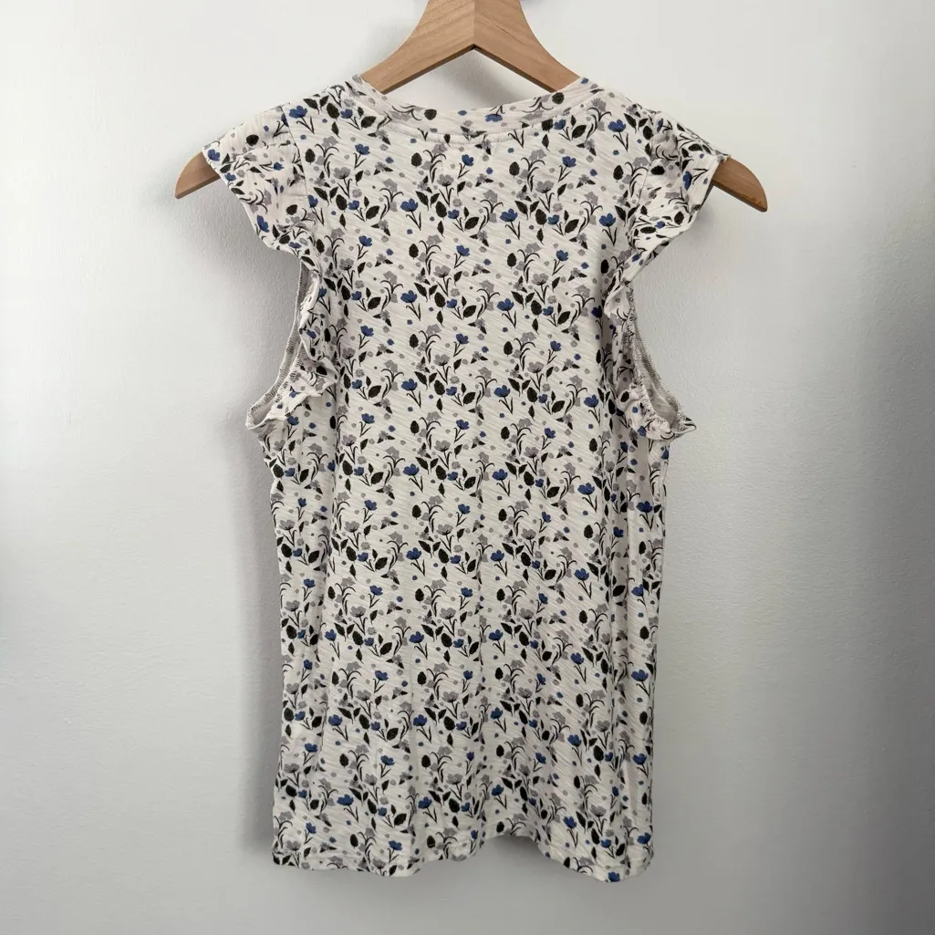 Nation LTD XS Paulette Tank White Cottage Floral - Image 5