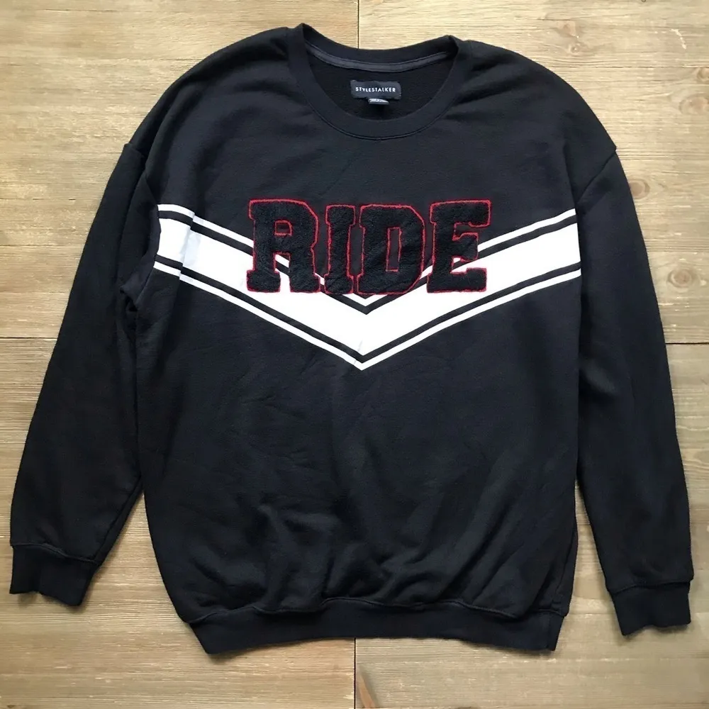 Stylestalker  Ride Varsity Sweatshirt - Image 5