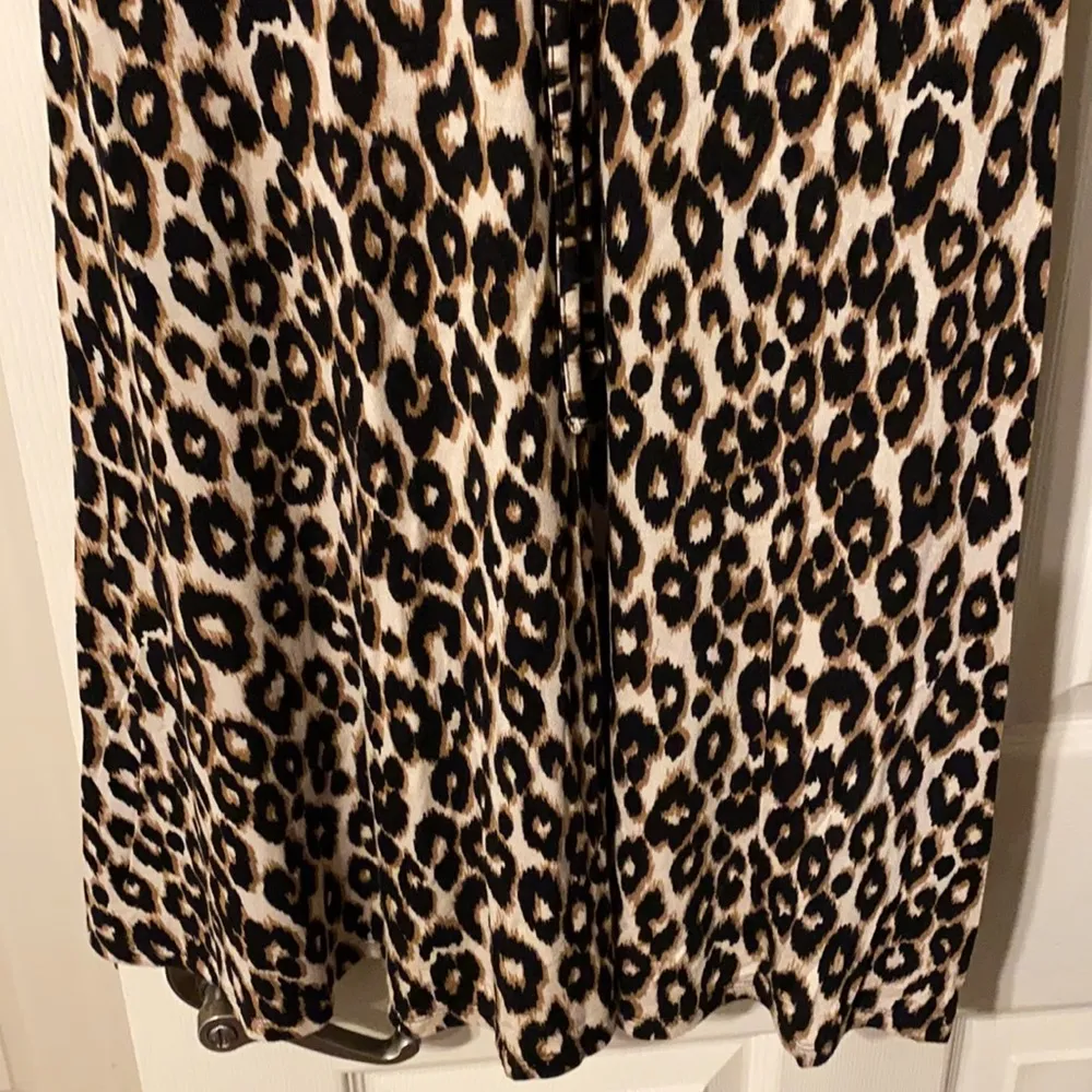 MUDD leopard print ruche tie front swing dress - Image 5