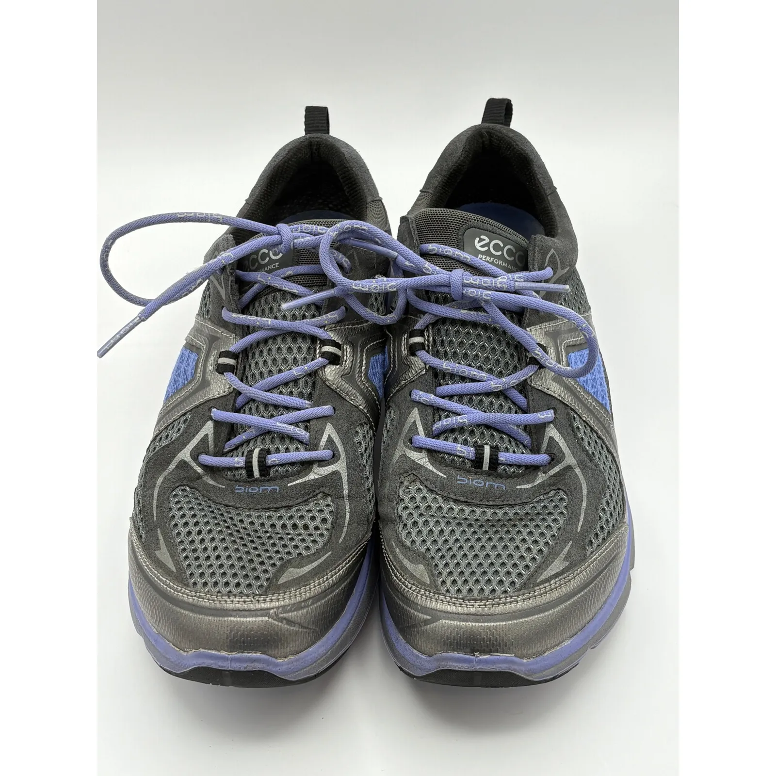 Ecco Biom Performance Run Gray/periwinkle Running Shoes Womens Sz 39/US8.5 - Image 7