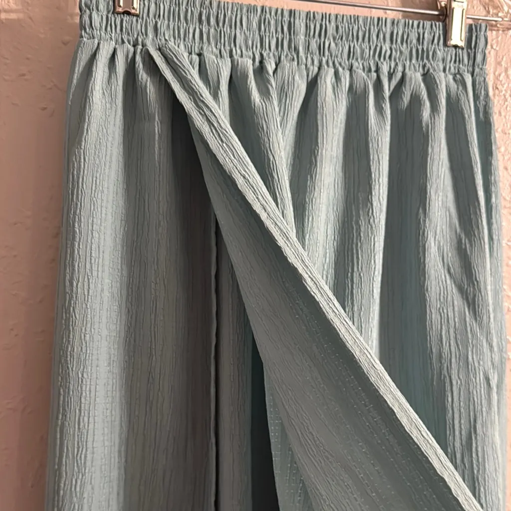 Elegant Teal Skirt Green Size M - Image 4