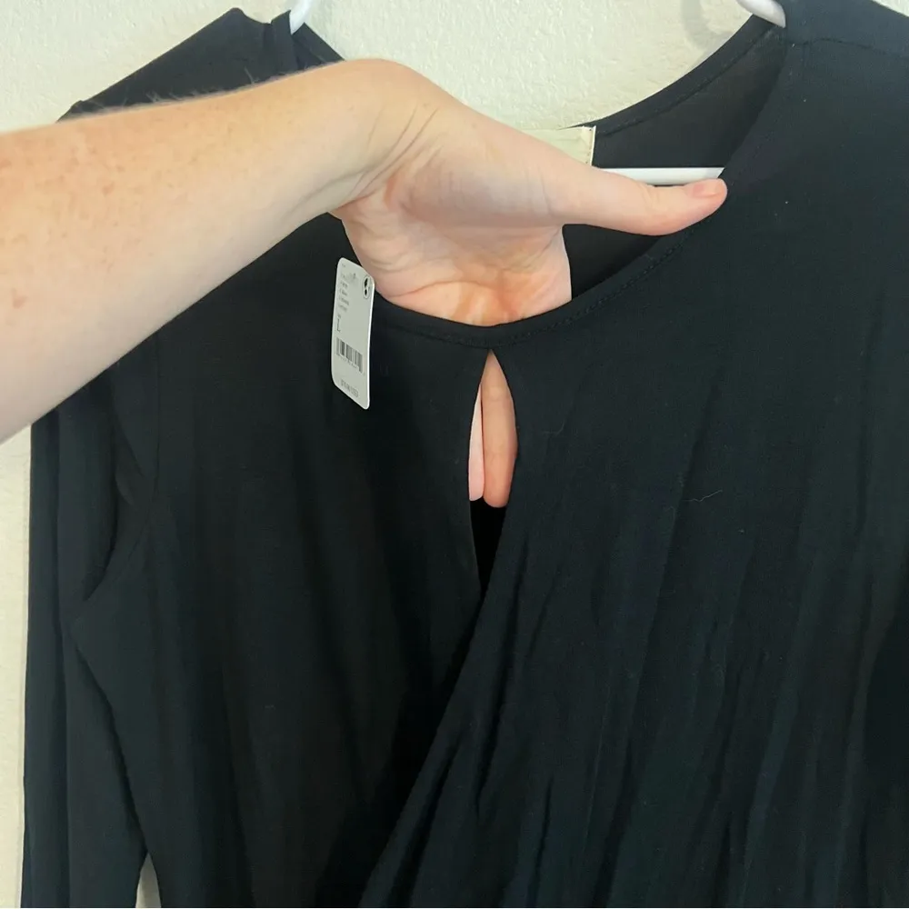 Free People  beach vance mini dress black NWT - Image 6