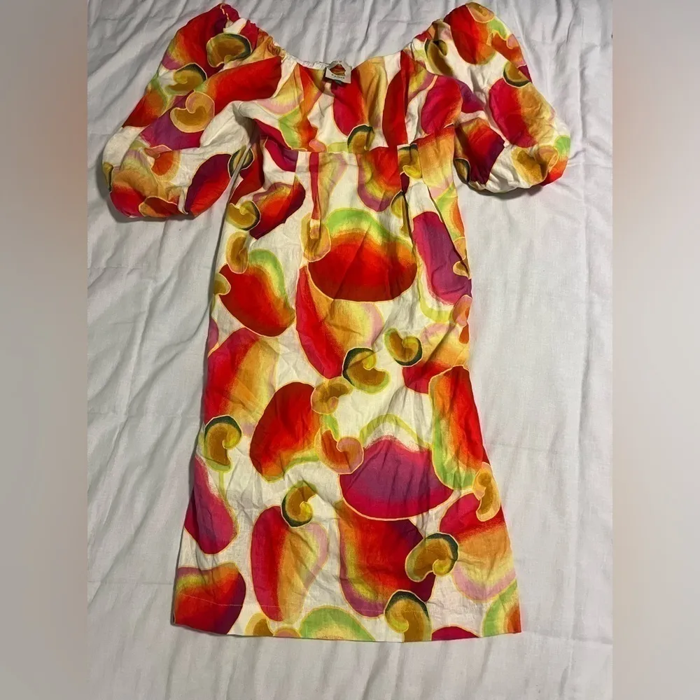 FARM Rio Cashew Juice Midi Dress - Image 2