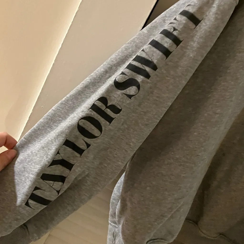 Taylor Swift Eras Tour Gray Quarter Zip Pullover Sweatshirt - Image 3