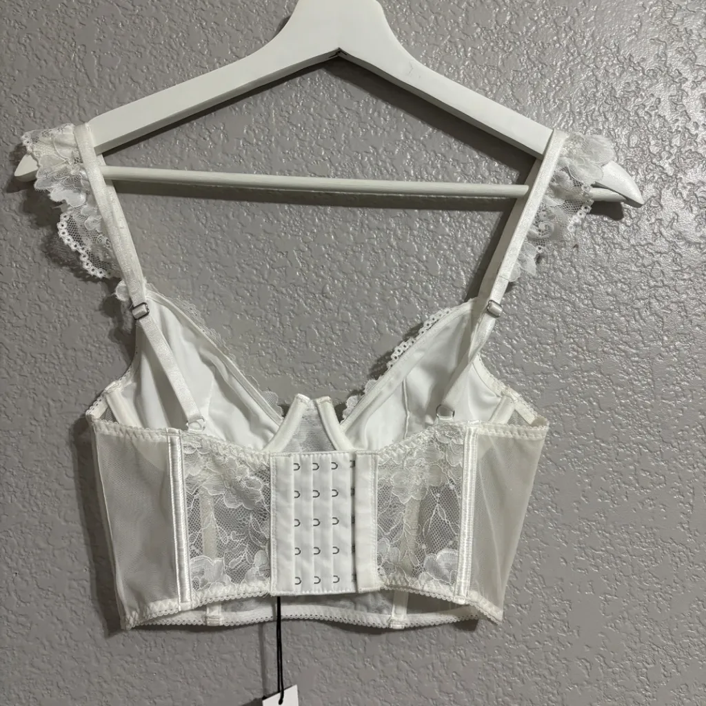 Kat The Label | Nadia Bustier White Size XS - Image 4
