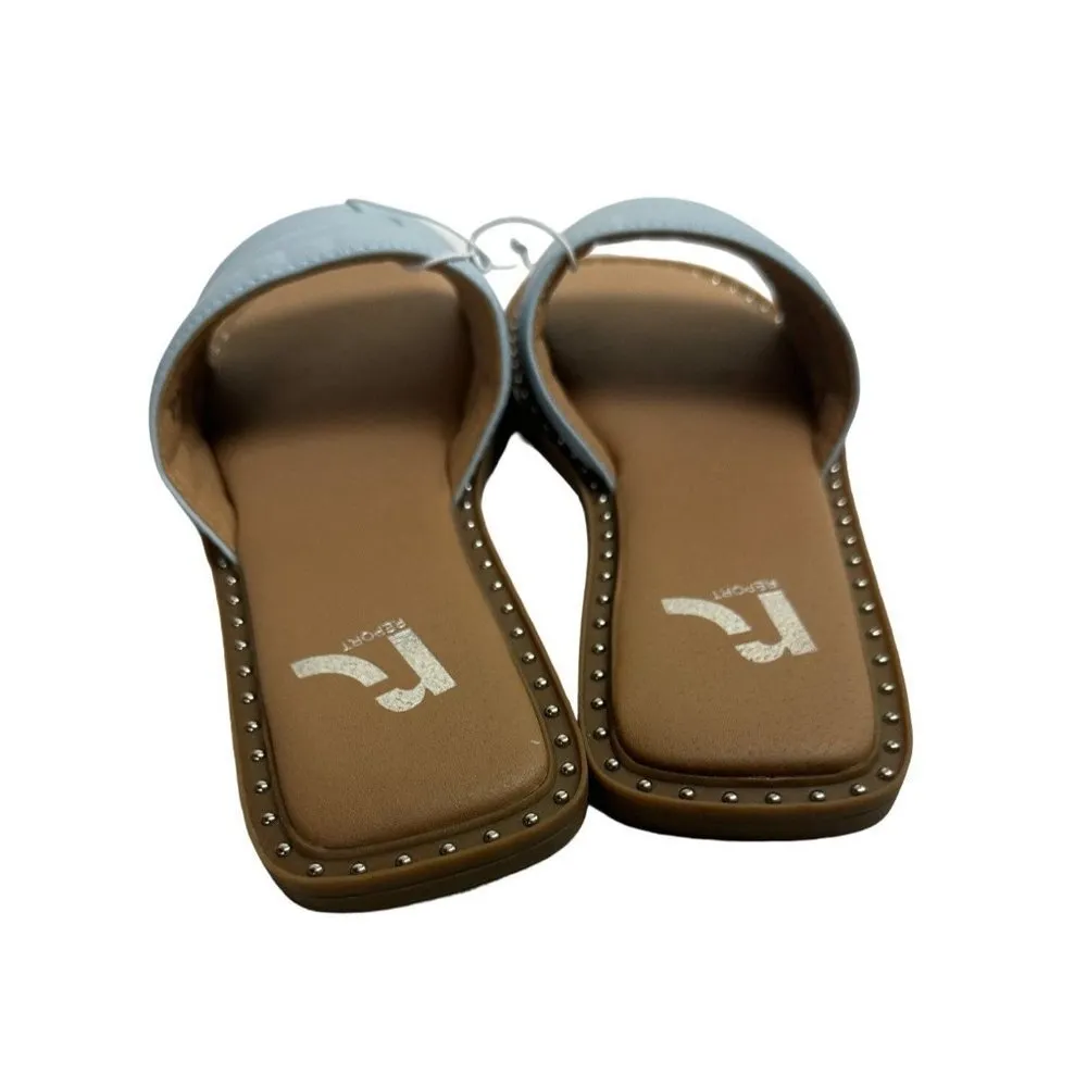 Report Rosalee Women's Slip On Slides Sandals Sku 2399 Color Blue Sz 5.5 Sku 23 - Image 8