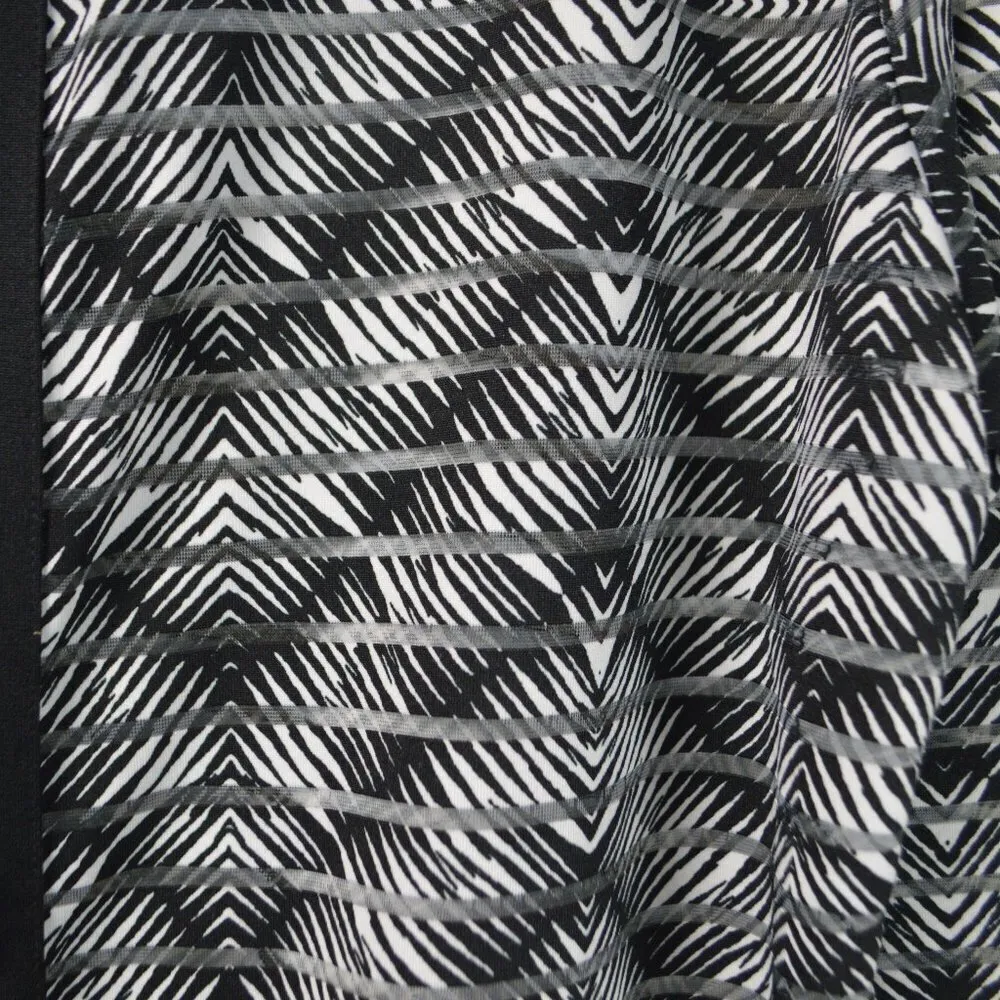 Ruby Rd. Lightweight Short Sheer Jacket Size: M Black Size M - Image 3