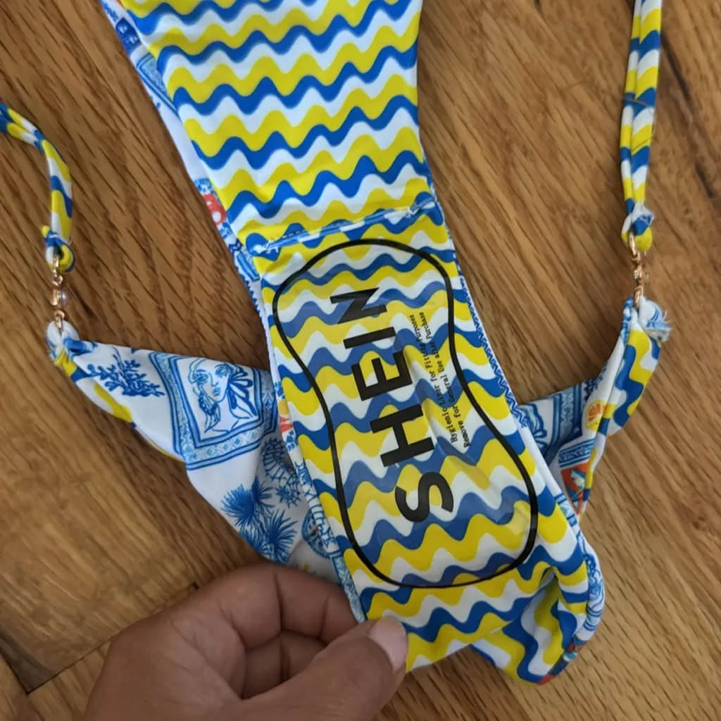 SHEIN Italian summer coastal bikini NWT - Image 5