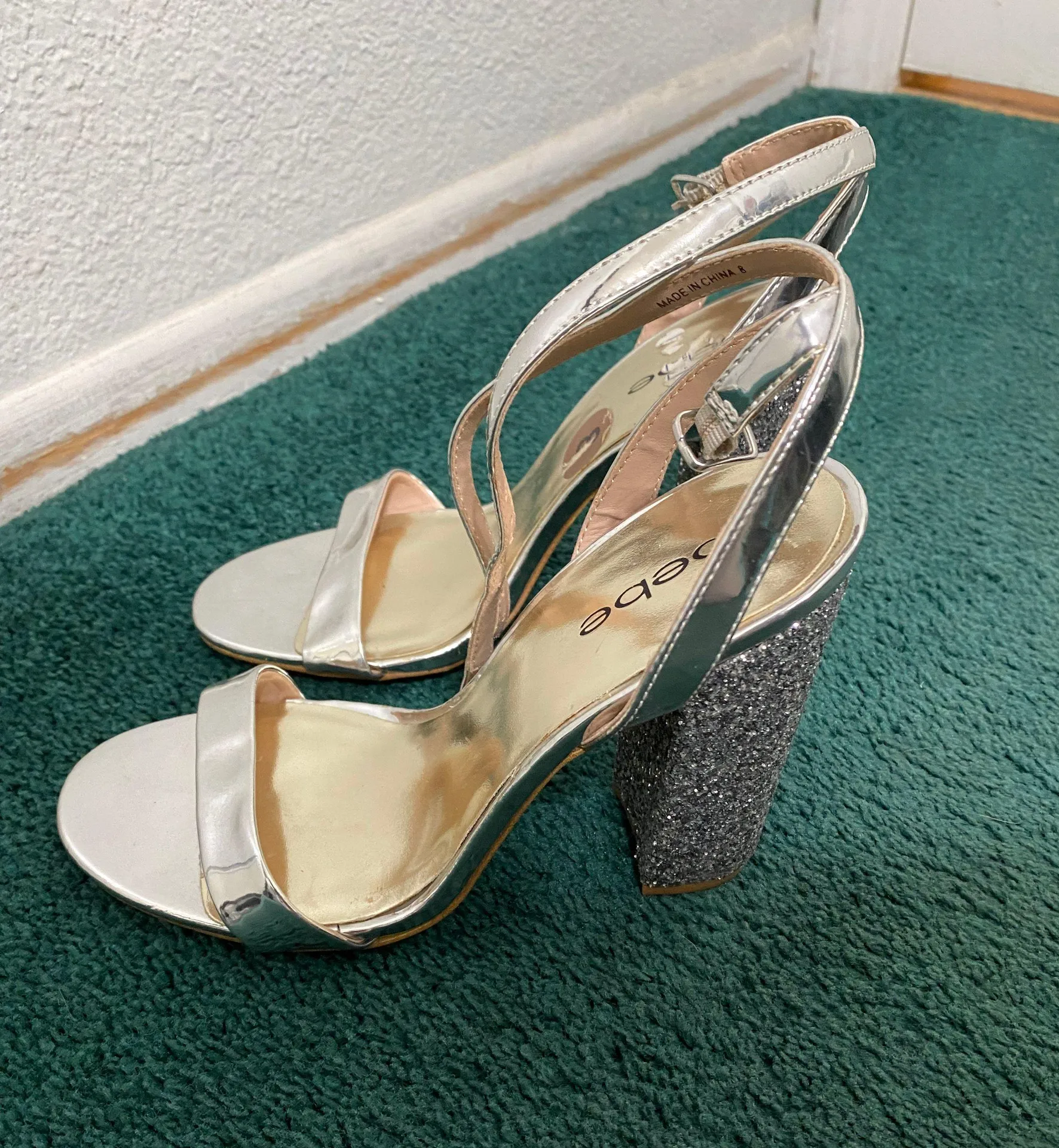 Bebe Sparkly Heels - Image 3