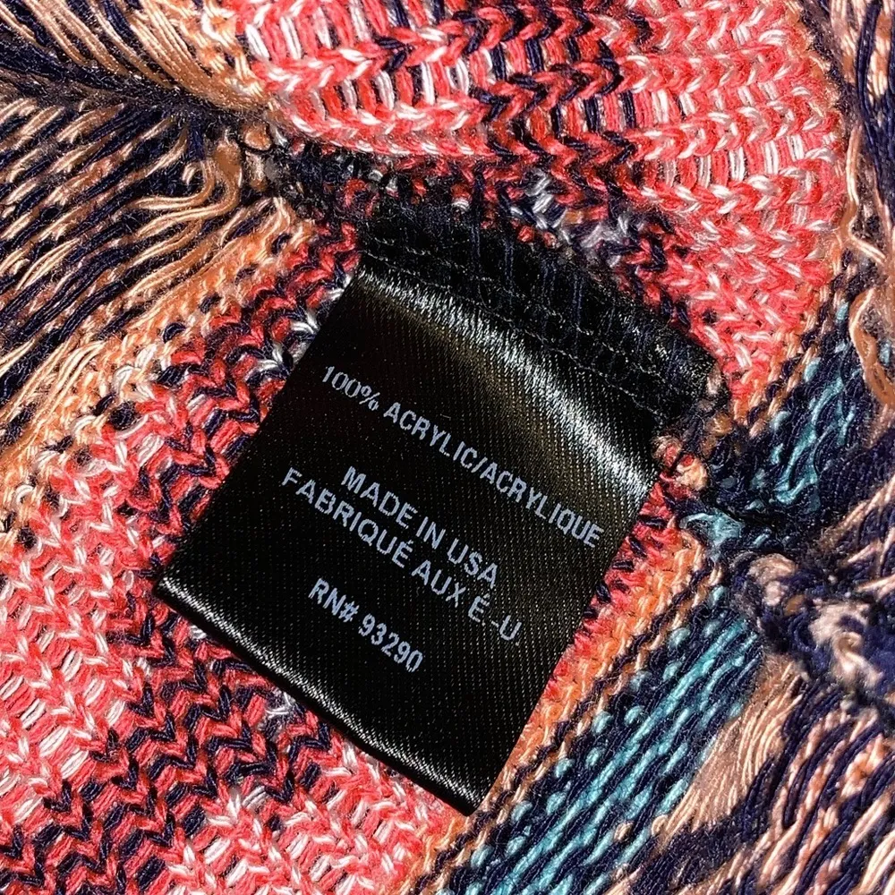 Cotton Emporium tribal striped sweater, XS - Image 5