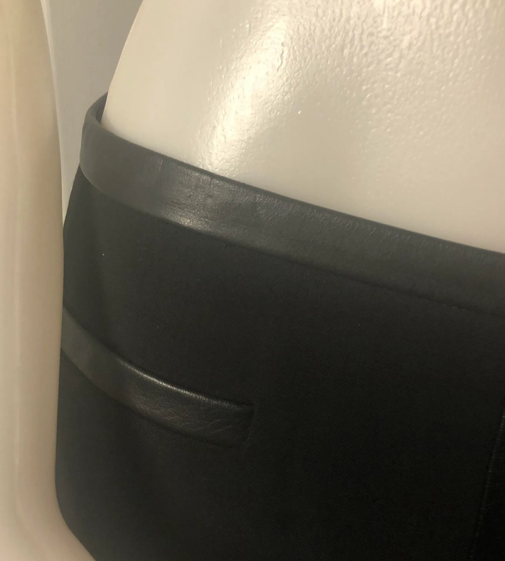 Dana Buchman Black Midi Skirt 12 Wool - Image 4