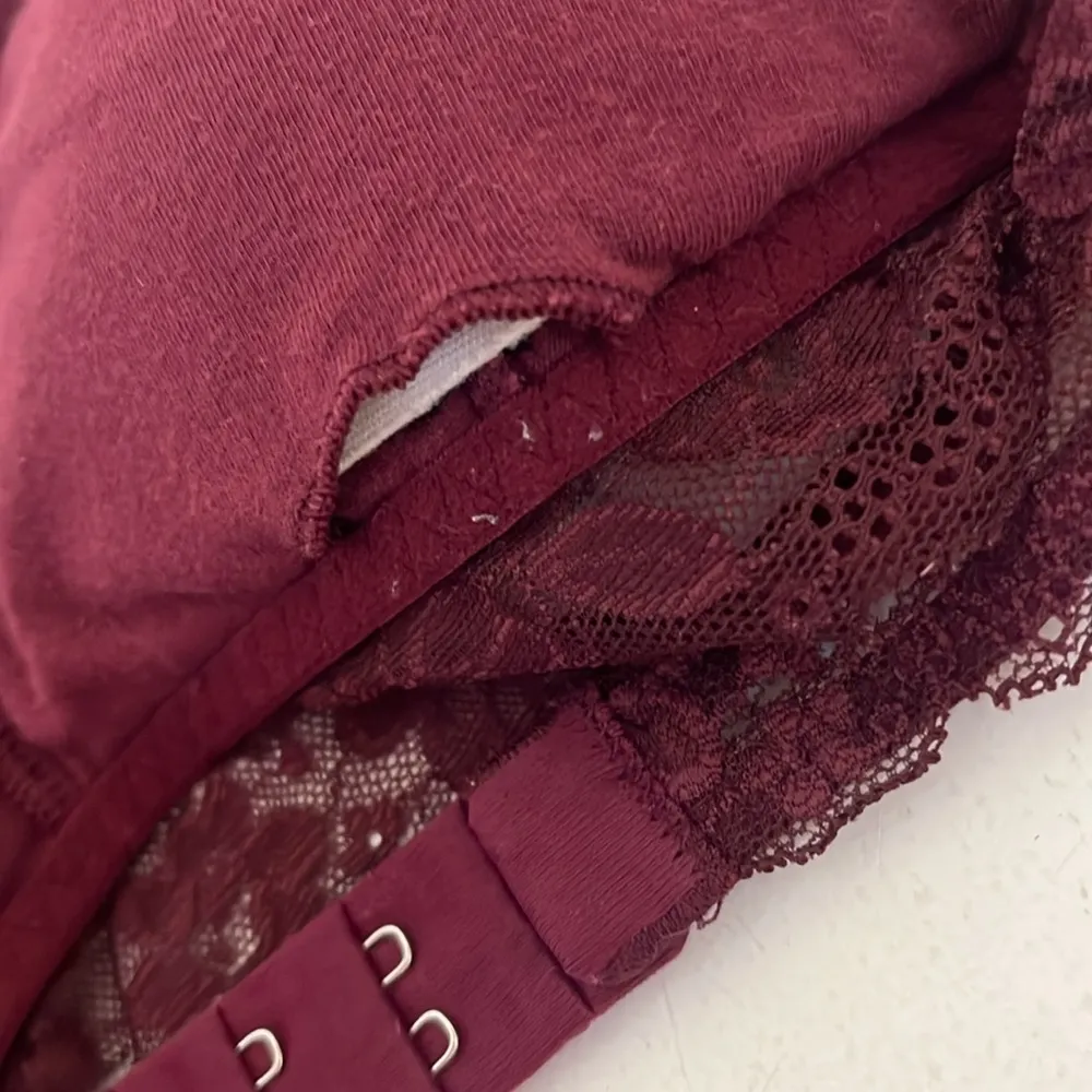 Gilly Hicks Wine Lace Bralette - Image 6