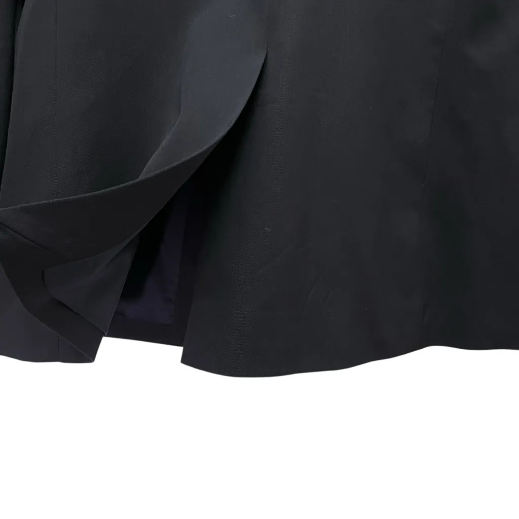 Everlane Womens Black 100% Wool One Button Blazer Size 10 Fully Lined Jacket - Image 8