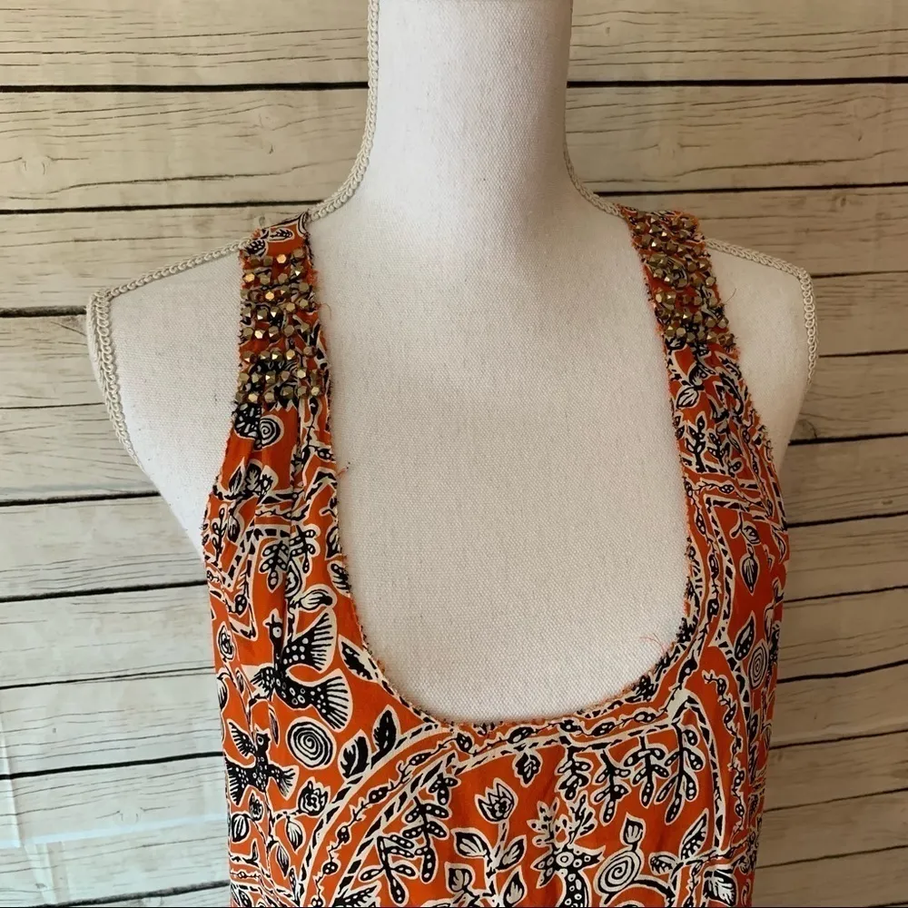 Joie Silk African Safari Print Dress Size XS - Image 6