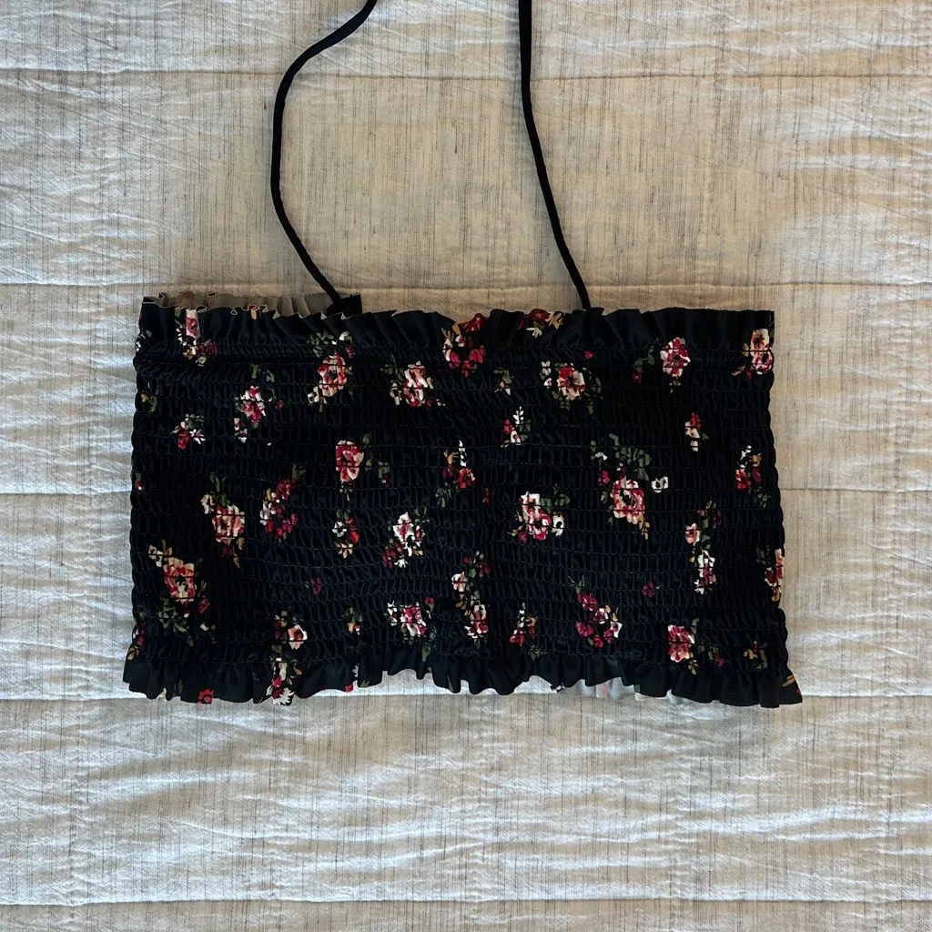 Xhilaration Black Floral Bikini Set - Image 3