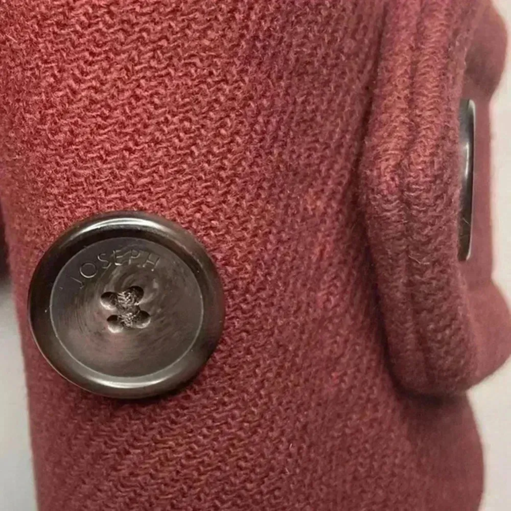 JOSEPH Diagonal Wool Dove Coat in Raisin Size 38 Medium 6‎ US - Image 8