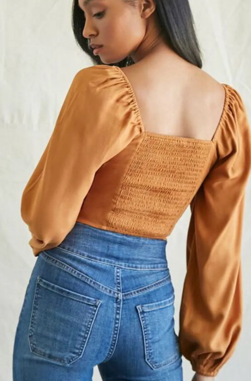 Cropped Sweetheart Top - Image 3
